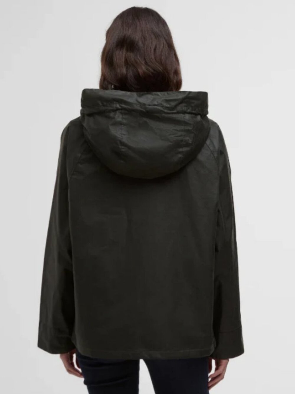 Rustic ~ Barbour Hollies Waxed Jacket w/ Hood MSRP$465 ~ British Elegance - Picture 6 of 14